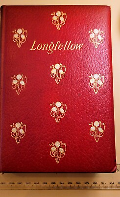 #ad Antique 1908 The Poetical Works of Longfellow Oxford Complete Copyright Edition $20.00