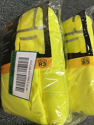 #ad Maximum Safety Mens 2XL Long Sleeve Shirt High Vis Yellow ANSI Class 3 $50.00
