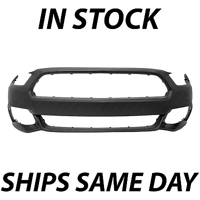 #ad NEW Primered Front Bumper Cover Fascia for 2015 2017 Ford Mustang 15 17 W o Tow $107.01