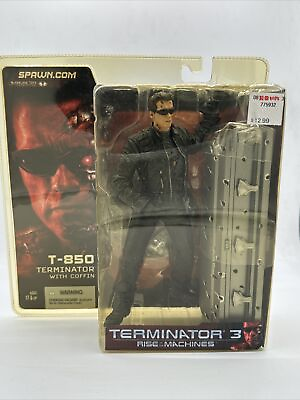 #ad McFarlaine Toys Terminator 3: Rise Of The Machines T 850 With Coffin. $39.99