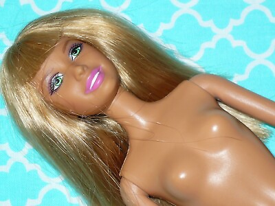 #ad Mattel Barbie Life in the DREAM HOUSE SUMMER DOLL Nude Naked Green Eyes BANGS $24.99