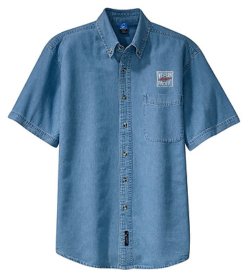 #ad Western Pacific Feather River Short Sleeve Embroidered Denim den24SS $35.19