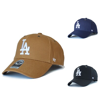 #ad Los Angeles Dodgers La 47 Brand Carhartt Hat Ball Canvas Curved Visor Adult Cap $29.99