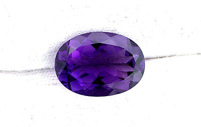 #ad 18x13 18mm x 13mm Rich Purple Amethyst Color Oval Lab Quartz Gemstone Gem JMN74 $31.46