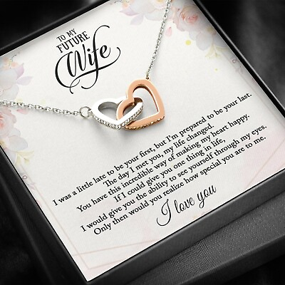 #ad To My Future Wife Necklace Engagement Gift for Future Wife Birthday Gift $29.99