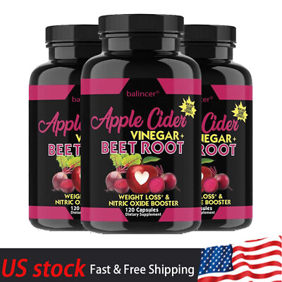 #ad Apple Cider Vinegar Capsules With Beet Root Lose Weight Fat Burning $11.49