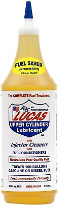 #ad Lucas Oil 10003 Single Upper Cylinder Fuel Treatment 32 oz. Bottle $15.49