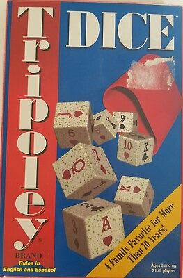 #ad TRIPOLEY DICE Game 2004 Edition Cadaco Complete $24.95