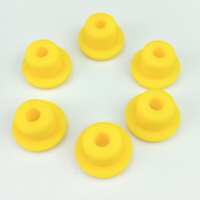 #ad Yellow 13mm 48.5mm Hole Plug End Cap Round Silicone Rubber Blanking Seal Bung $29.45