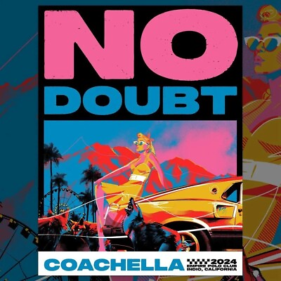 #ad No Doubt Coachella Indio 2024 Poster $28.99