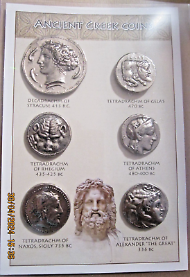 #ad Coin Replicas Ancient Greek Coins can be used as an Educational Resource $27.95