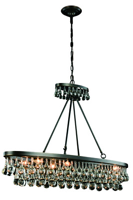 #ad Large Clear Crystal Chandeliers Bronzish Ceiling Lighting Light Fixtures 44 inch $1095.49