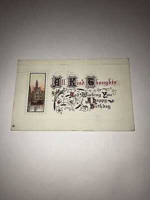 #ad Antique Postcard 1919 $22.00