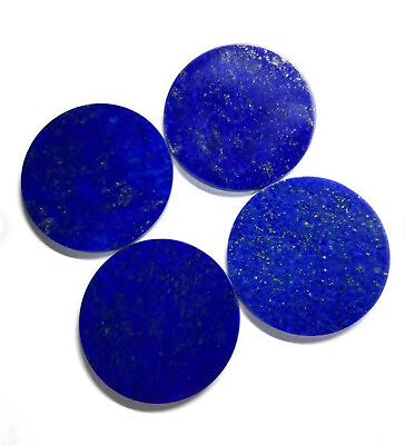 #ad Both Side Flat Back Natural Lapis Lazuli Round 8mm to 20mm Loose Beads Gemstone $42.61