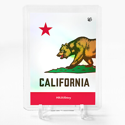 #ad FLAG OF CALIFORNIA Card 2023 GleeBeeCo Holo History #5351 INCREDIBLE $19.99