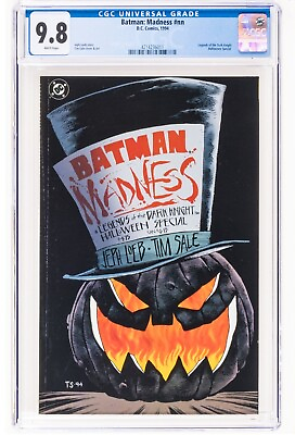 #ad 🔥DC COMICS BATMAN: MADNESS #nn CGC 9.8 1994 Legends DARK KNIGT TIM SALE COVER $178.00