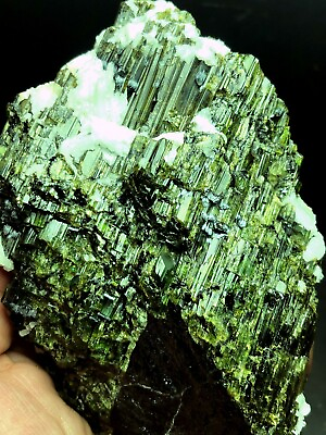 #ad 604g 1PC Clear Tourmaline—GREEN Tourmaline Crystal Rough gem Rock Specimen g936 $350.00