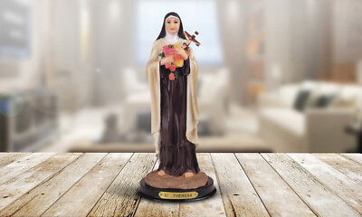 #ad Saint Teresa Statue 12quot;H Holy Sculpture Decor Figurine Religious Decoration Room $50.05