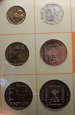 #ad 1966 ISRAEL Proof Like Issues Tel Aviv Mint 6 COINs Set Collection NICE i57014 $101.25