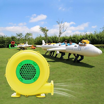 #ad Commercial Inflatable Bounce 0.6HP Power Bouncy Castle House Air Pump Blower Fan $56.86