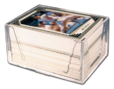 #ad 1 Box Pro Mold 2 Piece Plastic Card Storage Box 100 Count Size Slider Box $1.99
