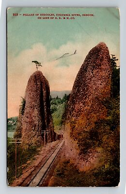 #ad Columbia River OR Oregon Pillars Hercules Scenic View Vintage Postcard $7.99