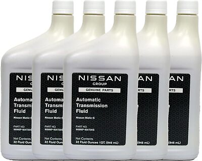 #ad #ad Genuine Nissan OEM Matic S Transmission Fluid 999MP MTS00P 5 Quarts $64.04