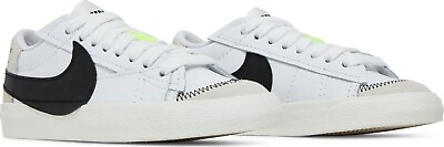 #ad New Nike Blazer Low 77 Jumbo #x27;White Black Sail#x27; Women#x27;s Size 5 DQ1470 101 $74.97