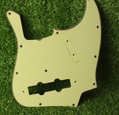 #ad Aged Pickguard For Fender Jazz Bass Mint Green Wide Bevel APG322 $49.95