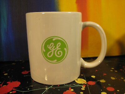 #ad GE General Electric Green Roundel Logo Erie Locomotive Promotional Coffee Mug $5.87