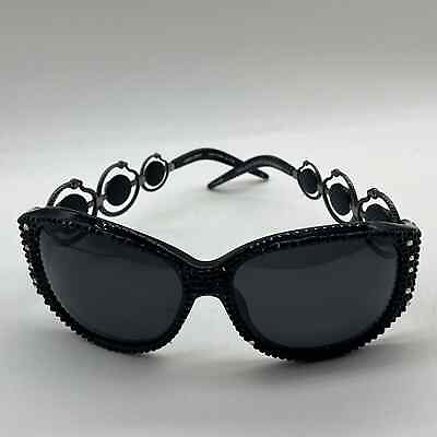 #ad Jimmy Crystal Swarovski Crystal Sunglasses Polarized GL1014 Black Frame Crystals $50.00
