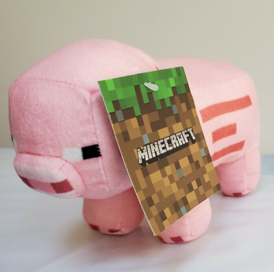 #ad Minecraft Plush Pig 7quot; 13quot; Stuffed Animal Toys Mojang Jinx Video Game New $11.50