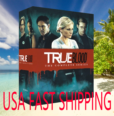 #ad New True Blood The Complete Series Seasons 1 7 DVD 33 Disc Fast Ship US STOCK $34.00