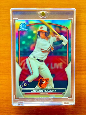 #ad Jackson Holliday RARE ROOKIE RC REFRACTOR BOWMAN CHROME INVESTMENT CARD ROY MINT $53.99