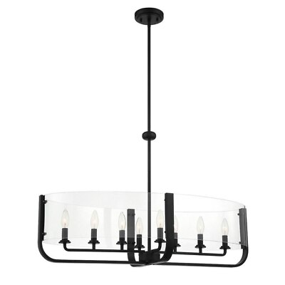 #ad 8 Light Oval Chandelier in Transitional Style 16 Inches Wide by 22.5 Inches $721.95