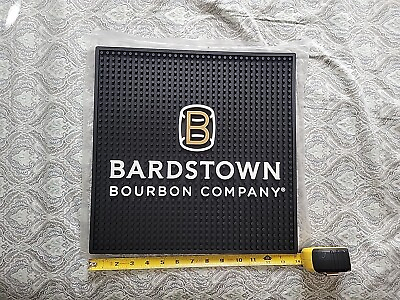 #ad BardsTown Bourbon Company No Drip No Spill 14quot; X 14quot; Bar mat Rubber Heavy Duty $35.00