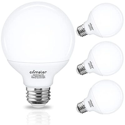 #ad comzler G25 LED Globe Light Bulbs 80 Watt Equivalent 5000K Daylight Vanity Li... $25.95