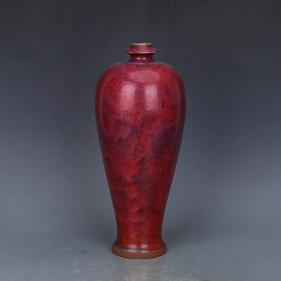 #ad A Fine Collection Chinese Song Dynasty Jun Kiln Rose Red Glazed Porcelain Vases $499.00