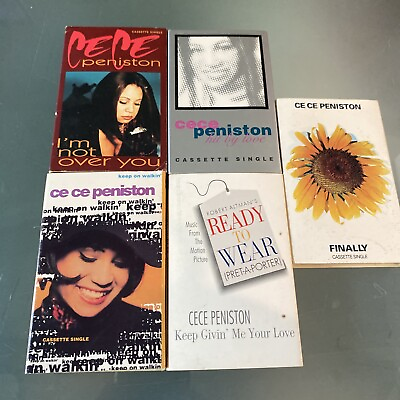 #ad Cece Peniston Cassette Lot Hit By Love I’m Not Over You Keep On Walkin’ VG $17.99