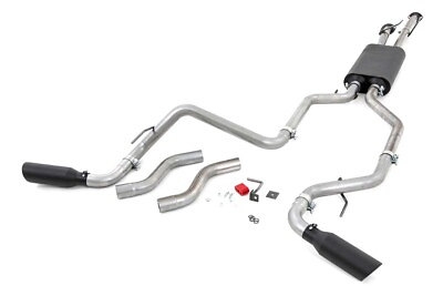 #ad Rough Country Dual Cat Back Exhaust for 2009 2021 Tundra 4.6L 5.7L 96012 $499.95