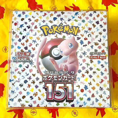 #ad Pokemon Card 151 Scarlet amp; Violet sv2a Booster Box Japanese NEW Sealed Unopened $109.99