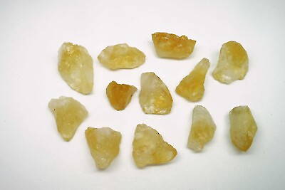 #ad Citrine 1 4 Lb Natural Yellow Gold Crystal Chunks Gemstones $8.21