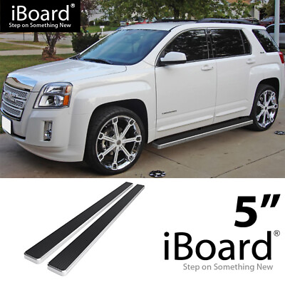 #ad Running Board Side Step 5in Aluminum Silver Fit Chevy Equinox GMC Terrain 10 17 $199.00