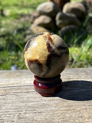 #ad Dragon Septarian Sphere Natural 2.1” Reiki Dragon Egg Septarian Crystal Ball $22.95