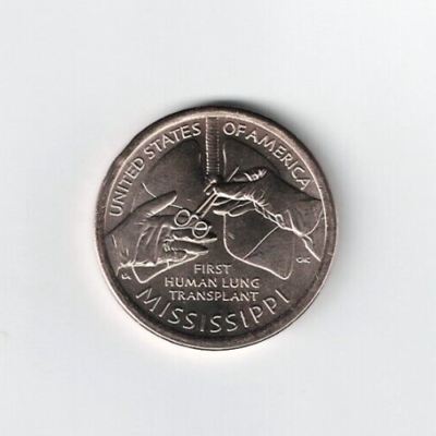 #ad 2023 D Denver $1 Coin for American Innovation Mississippi Series $2.95