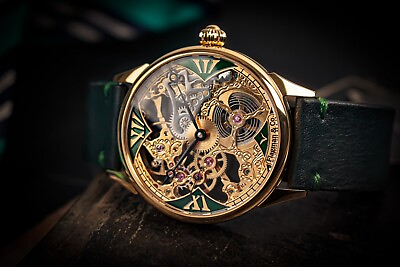 #ad ART DECO WATCH Handmade watch Skeleton watch Steampunk watch Custom watch $404.10