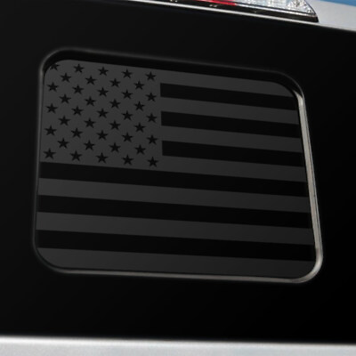 #ad BocaDecals 2015 2023 Ford F150 F250 F350 Rear Middle Window American Flag Decal $19.99