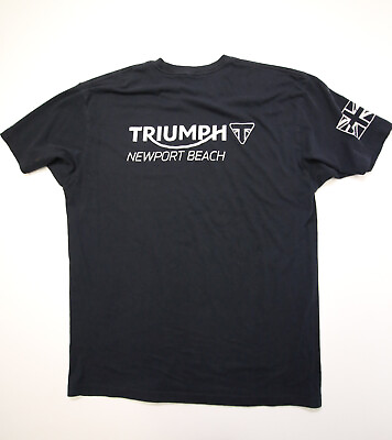 #ad Triumph Motorcycles Newport Beach T Shirt sz M aprox 43quot; Chest $19.00