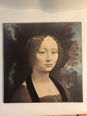 #ad Leonardo da Vinci Ginevra de Benci 15th Century Portrait Poster Ready To Hang $99.00
