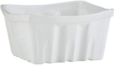 #ad Porcelain Berry Basket Large White $9.25